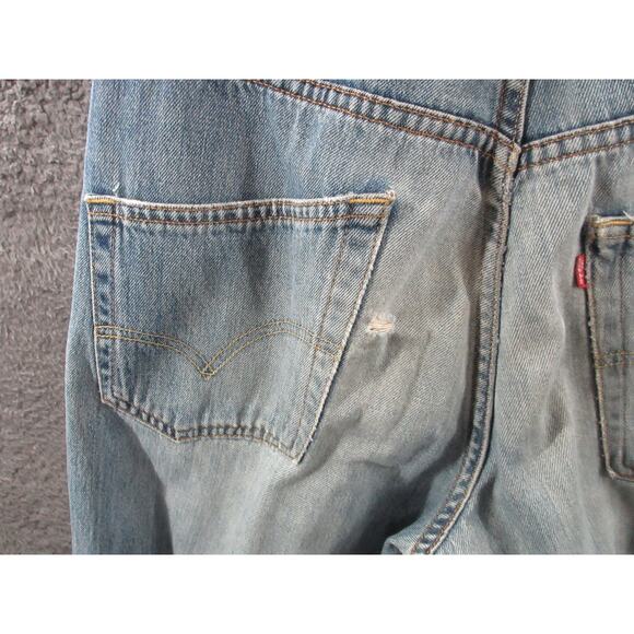 Vintage LEVI'S Baggy 595 Men's 31x34 Jeans - Picture 10 of 16